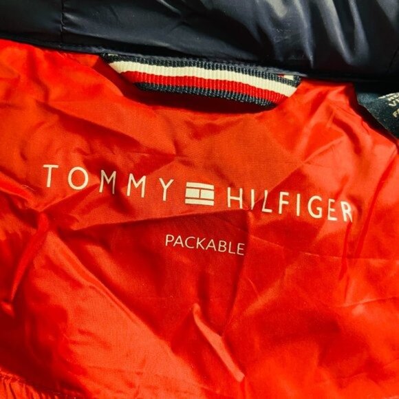 Tommy Hilfiger Stretch Fitted Packable Puffer Coat Winter snow ski Quilted - Picture 9 of 12